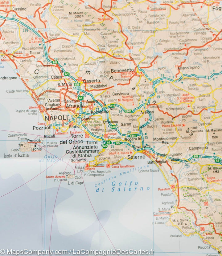 Carte routière de l'Italie | Reise Know How - La Compagnie des Cartes
