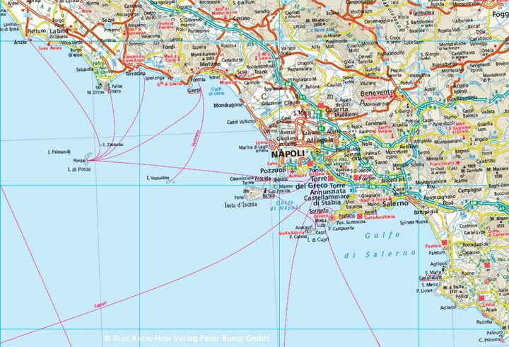 Carte routière de l'Italie | Reise Know How - La Compagnie des Cartes