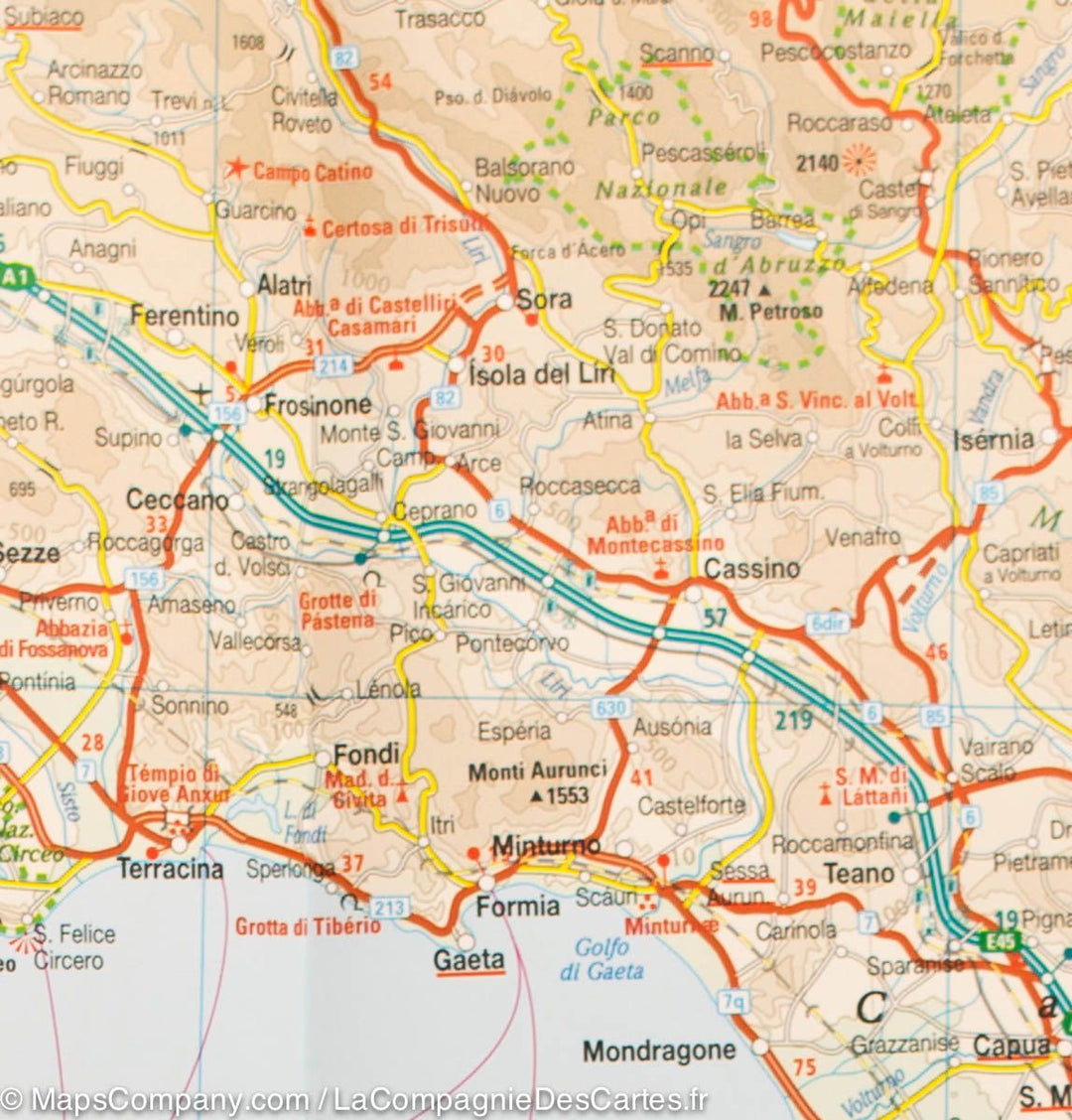 Carte routière de l'Italie | Reise Know How - La Compagnie des Cartes