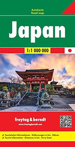 Carte routière - Japon | Freytag & Berndt carte pliée Freytag & Berndt 