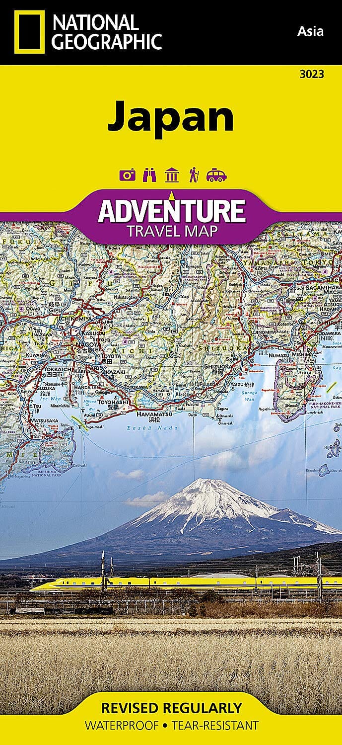 Carte routière - Japon | National Geographic carte pliée National Geographic 