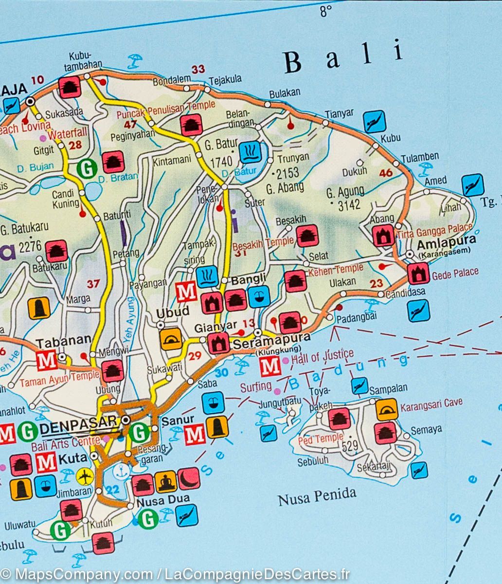Carte routière - Java & Plan de Jakarta | Freytag & Berndt carte routière Freytag & Berndt