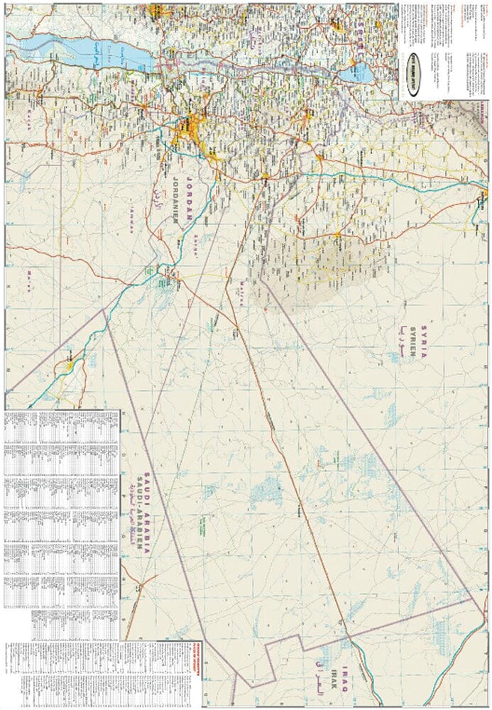 Carte routière - Jordanie | Reise Know How carte pliée Reise Know-How 