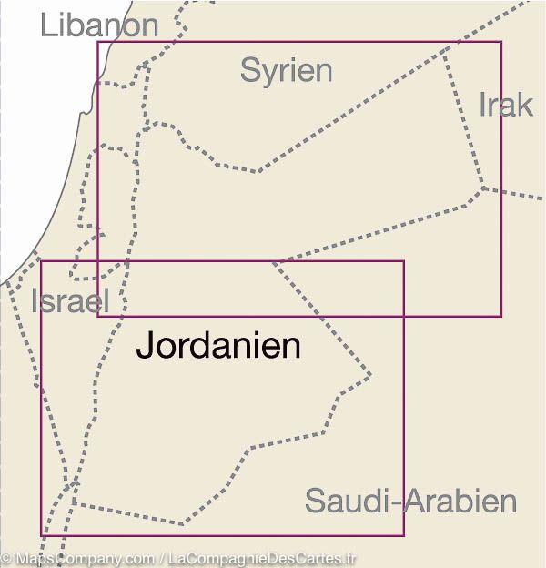 Carte routière - Jordanie | Reise Know How carte routière Reise Know-How
