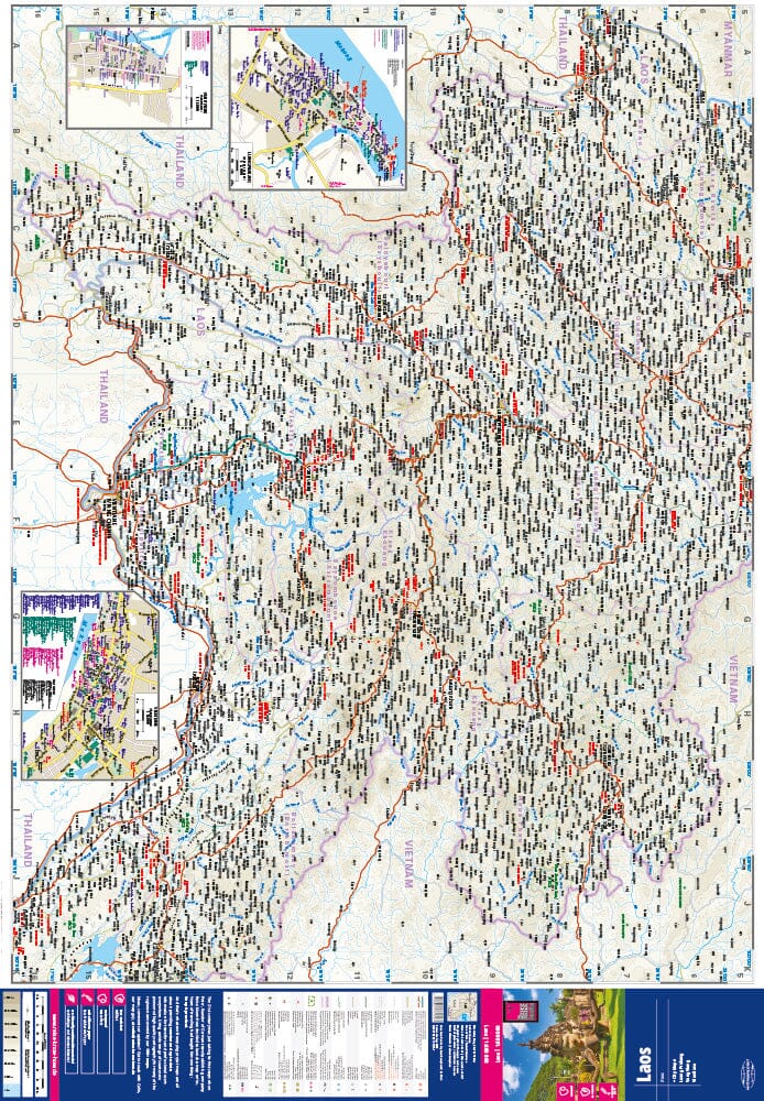 Carte routière - Laos | Reise Know How carte pliée Reise Know-How 