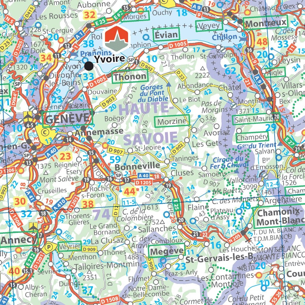Carte routière - Les plus beaux villages de France | Michelin carte routière Michelin