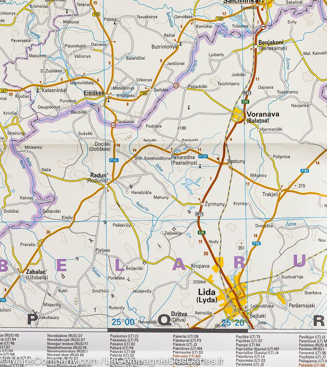 Carte routière - Lituanie | Reise Know How carte pliée Reise Know-How 