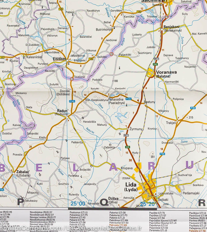 Carte routière - Lituanie | Reise Know How carte pliée Reise Know-How 