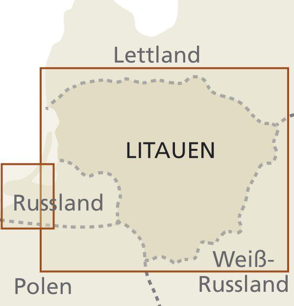 Carte routière - Lituanie | Reise Know How carte pliée Reise Know-How 