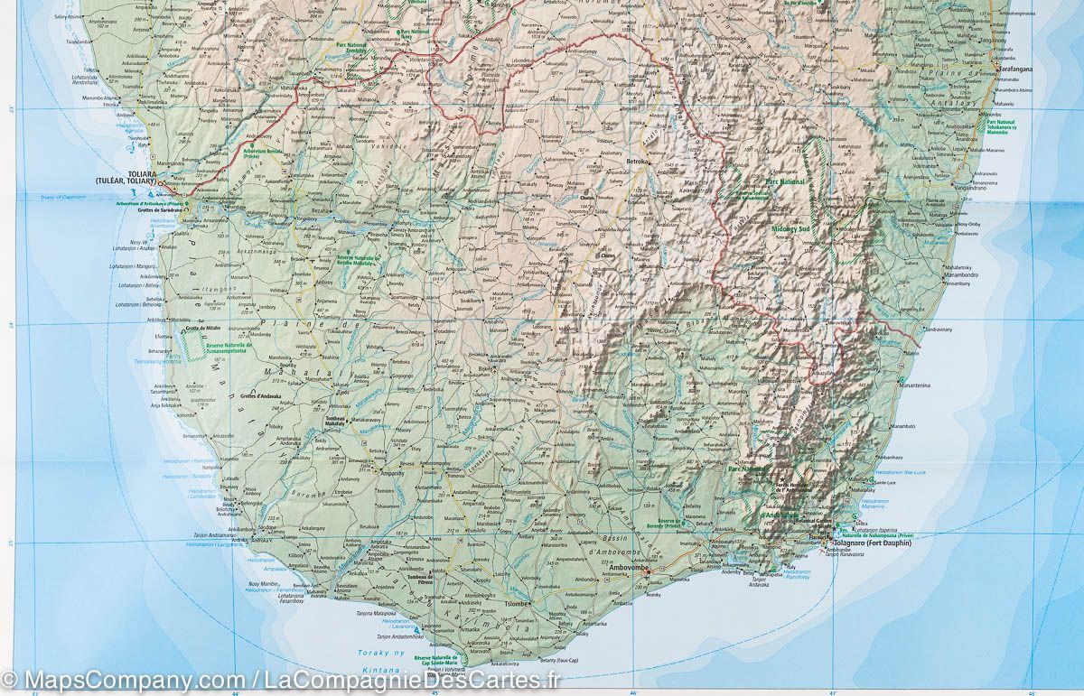 Carte routière - Madagascar | IGN carte routière IGN