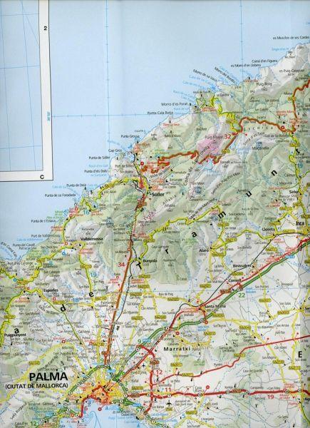 Carte routière - Majorque, Ibiza, Minorque, Formentera | Kümmerly & Frey carte routière Kümmerly & Frey