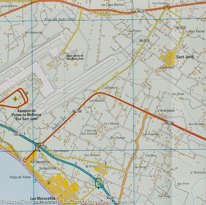 Carte routière - Majorque Sud (Baléares) | Reise Know How carte pliée Reise Know-How 
