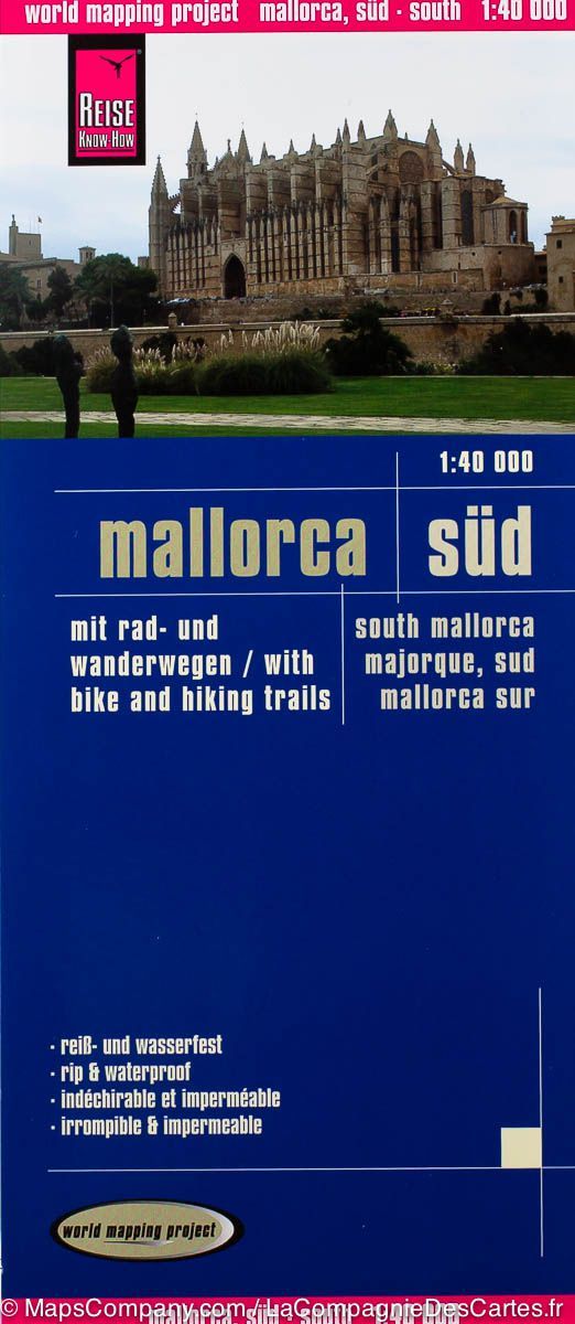 Carte routière - Majorque Sud (Baléares) | Reise Know How carte routière Reise Know-How