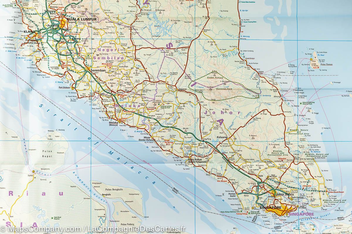 Carte routière - Malaisie | Reise Know How carte routière Reise Know-How