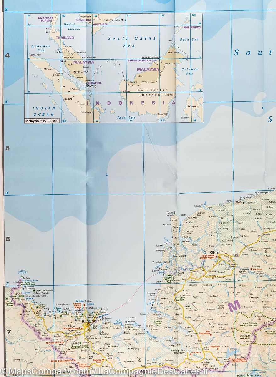 Carte routière - Malaisie | Reise Know How carte routière Reise Know-How