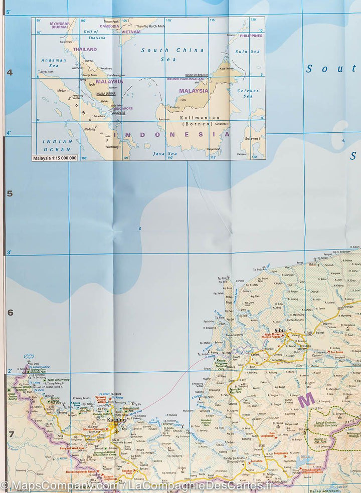 Carte routière - Malaisie | Reise Know How carte pliée Reise Know-How 