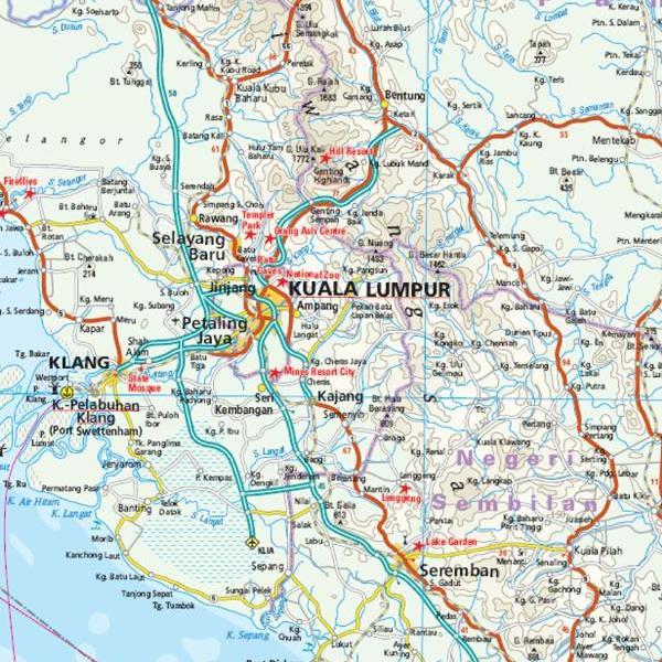 Carte routière - Malaisie | Reise Know How carte routière Reise Know-How