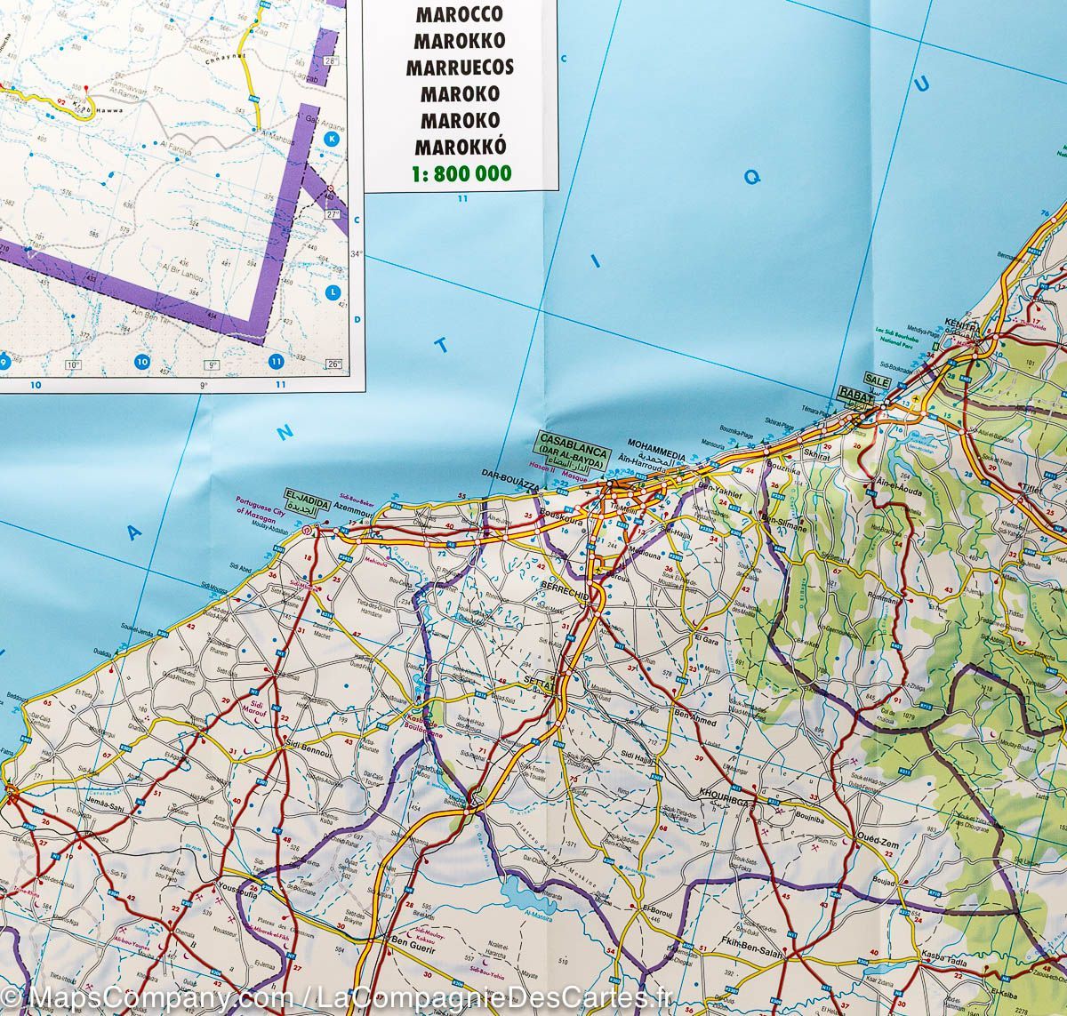Carte routière - Maroc | Freytag & Berndt carte routière Freytag & Berndt