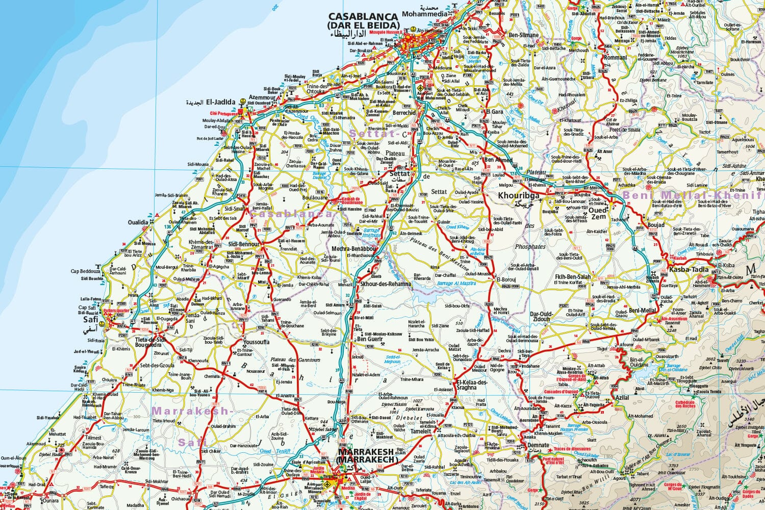 Carte routière - Maroc | Reise Know How carte routière Reise Know-How