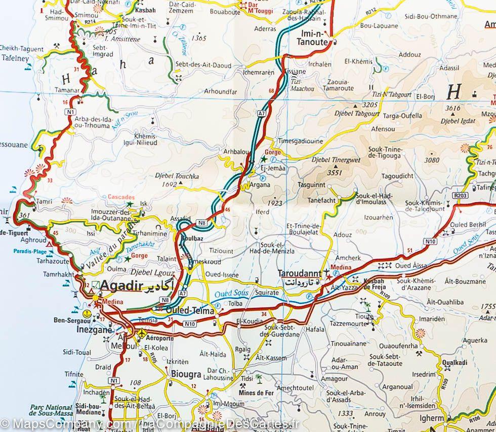 Carte routière - Maroc | Reise Know How carte routière Reise Know-How