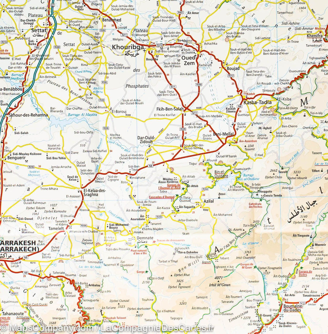 Carte routière - Maroc | Reise Know How carte routière Reise Know-How