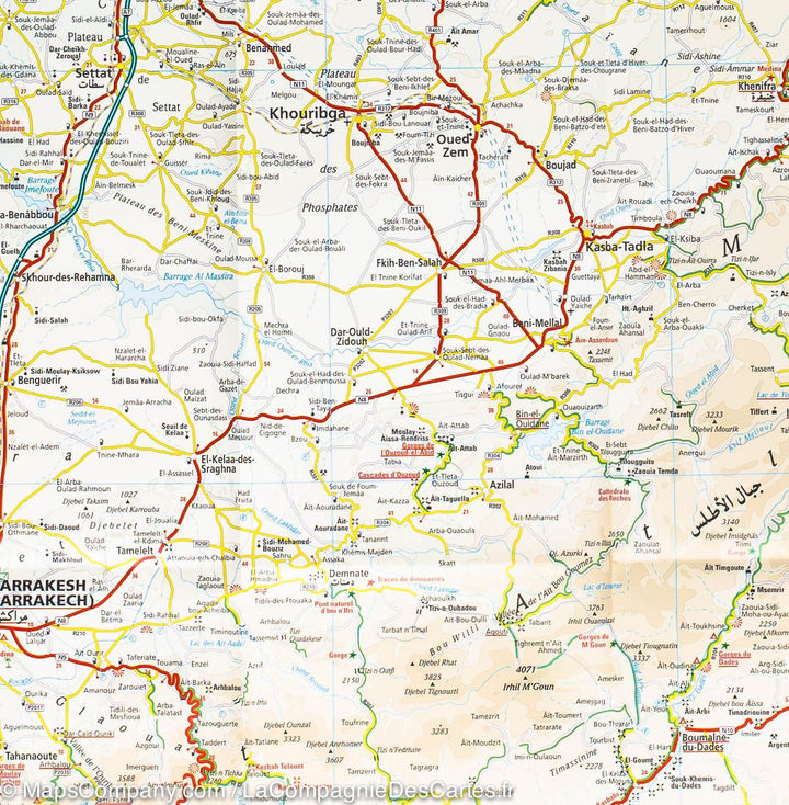 Carte routière - Maroc | Reise Know How carte routière Reise Know-How