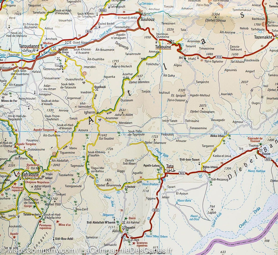 Carte routière - Maroc | Reise Know How carte routière Reise Know-How