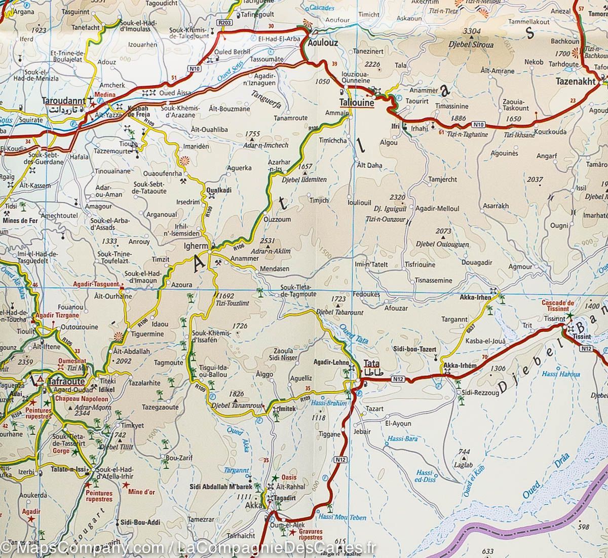 Carte routière - Maroc | Reise Know How carte routière Reise Know-How