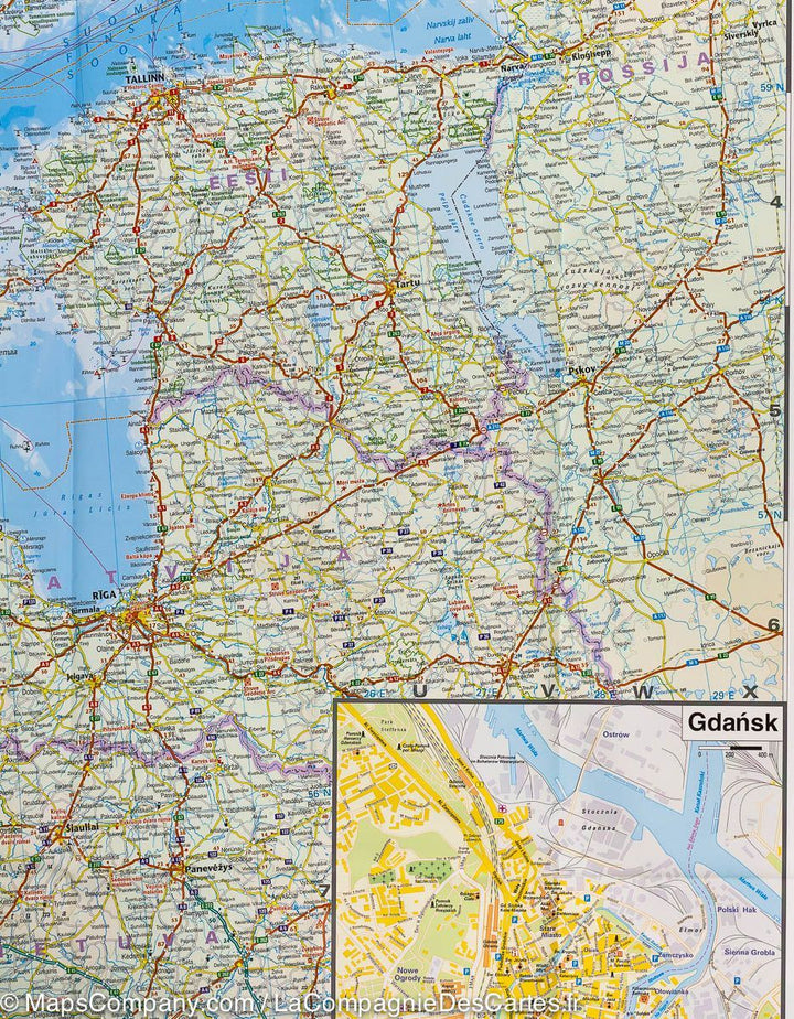 Carte routière - Mer Baltique | Reise Know How carte pliée Reise Know-How 