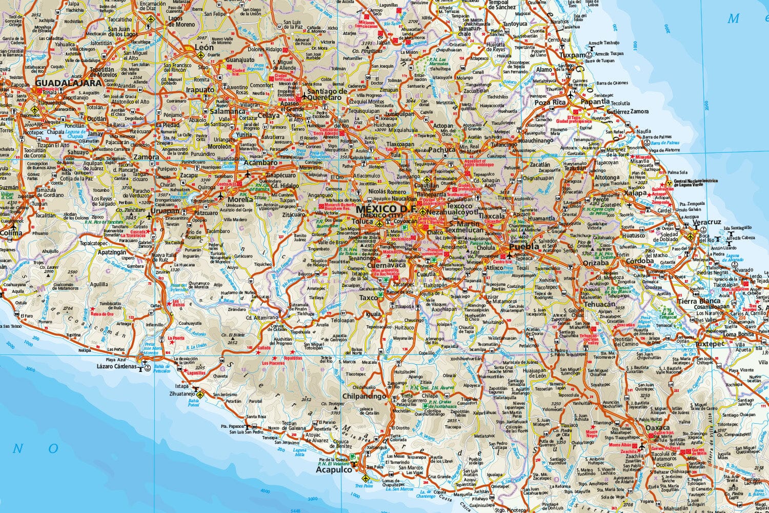 Carte routière - Mexique | Reise Know How carte routière Reise Know-How