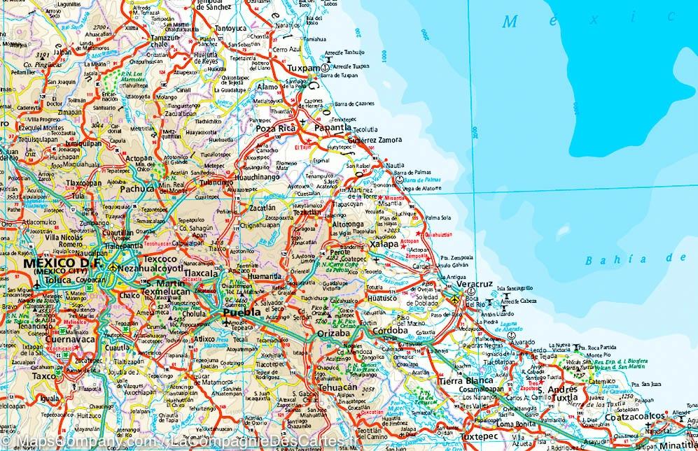 Carte routière - Mexique | Reise Know How carte routière Reise Know-How