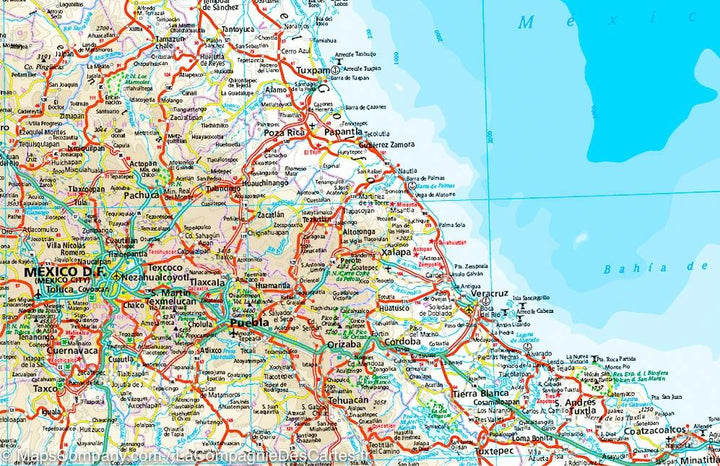 Carte routière du Mexique | Reise Know How - La Compagnie des Cartes