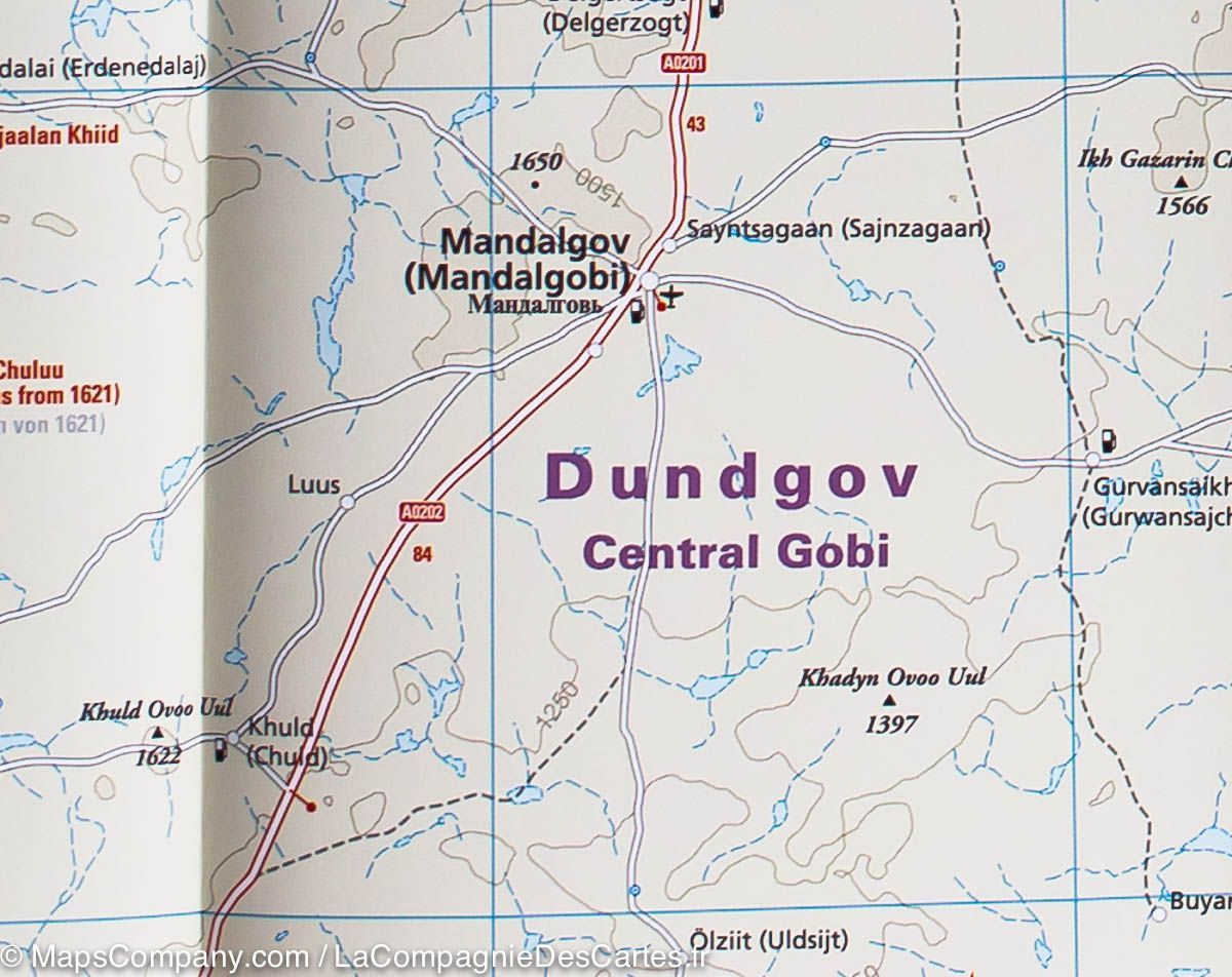 Carte routière - Mongolie | Reise Know How carte routière Reise Know-How