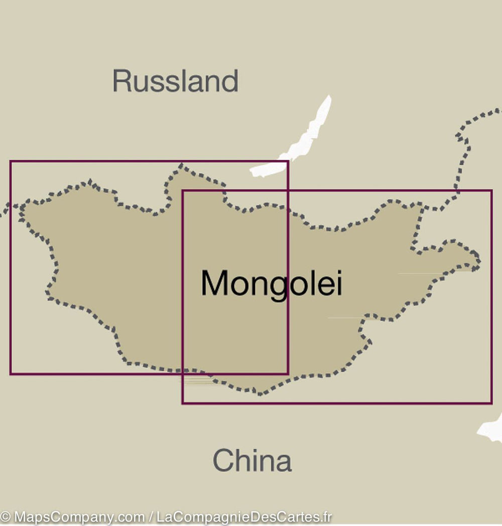 Carte routière - Mongolie | Reise Know How carte pliée Reise Know-How 