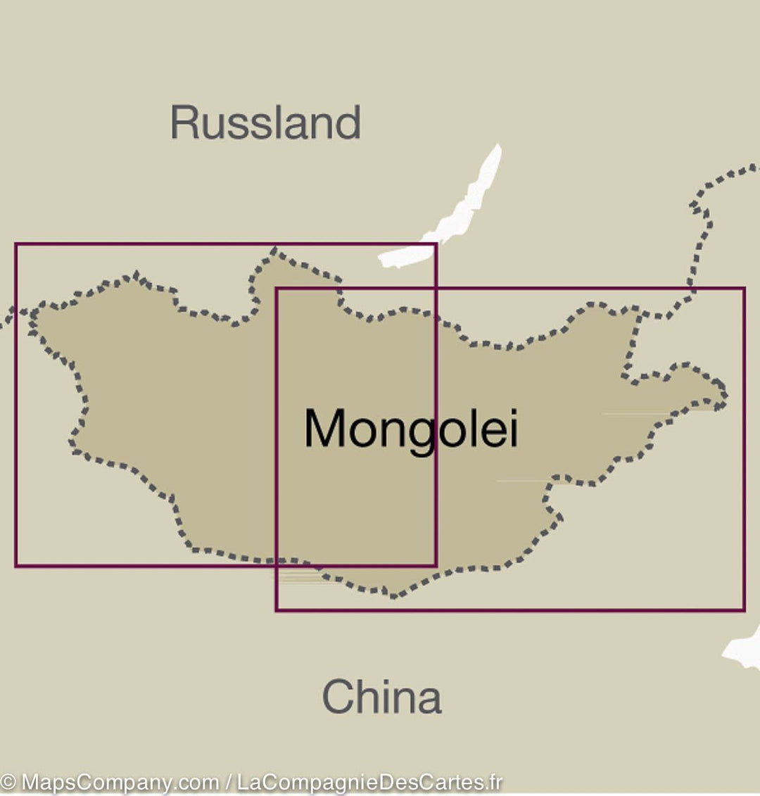 Carte routière - Mongolie | Reise Know How carte pliée Reise Know-How 
