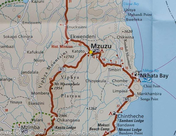 Carte routière - Mozambique & Malawi | Reise Know How carte pliée Reise Know-How 