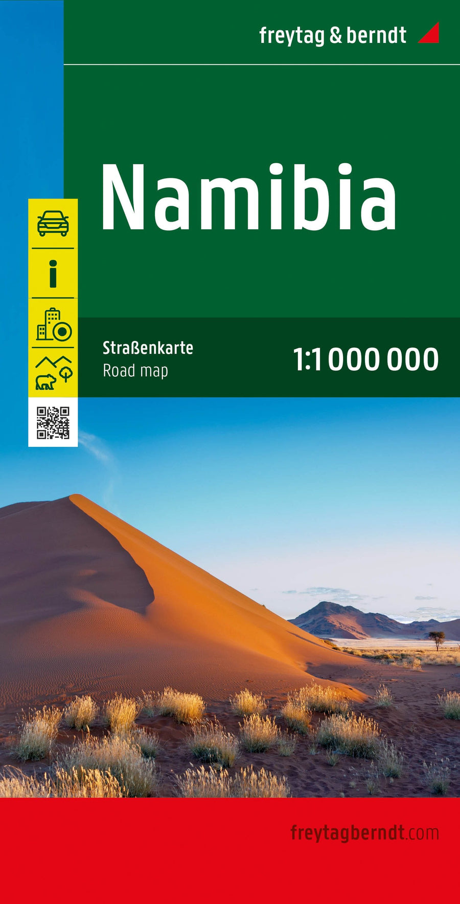 Carte routière - Namibie | Freytag & Berndt carte pliée Freytag & Berndt 