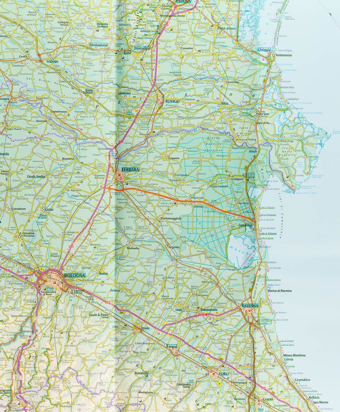 Carte routière n° 1 - Italie Nord | Touring Club Italiano - 1/400 000 carte routière Touring Club Italiano