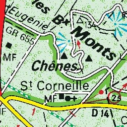 Carte routière n° 106 - Environs de Paris | Michelin - Zoom France carte routière Michelin