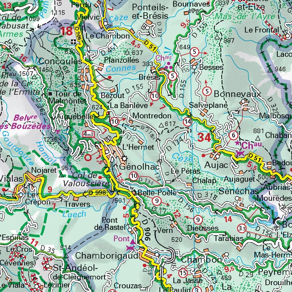 Carte routière n° 113 - Provence & Camargue | Michelin - Zoom France carte routière Michelin