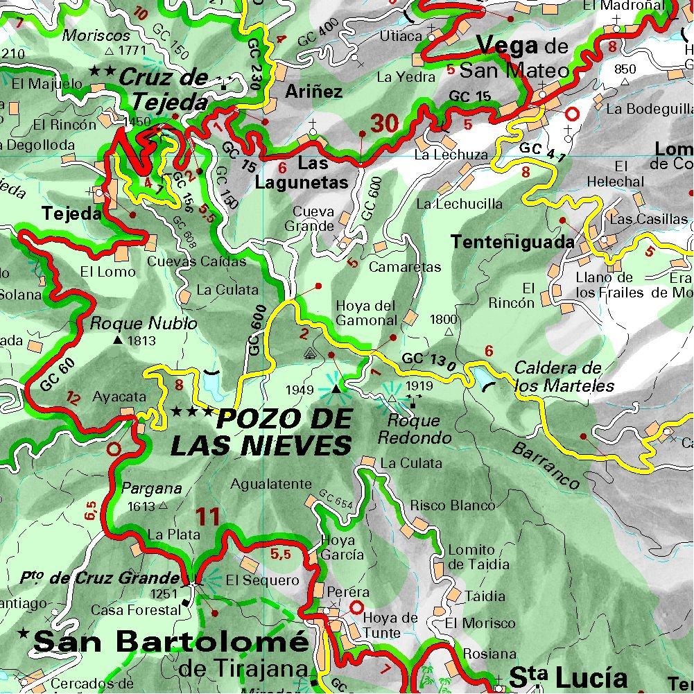 Carte routière n° 125 - Iles Canaries | Michelin - Zoom Espagne carte routière Michelin