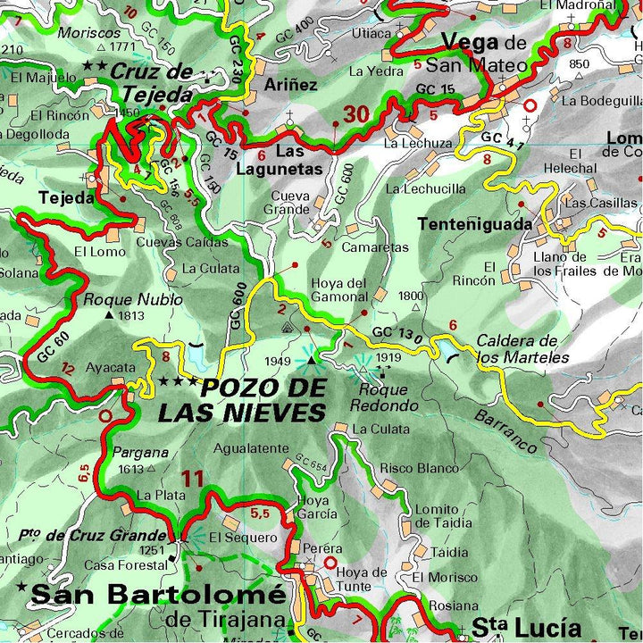 Carte routière n° 125 - Iles Canaries | Michelin carte pliée Michelin 
