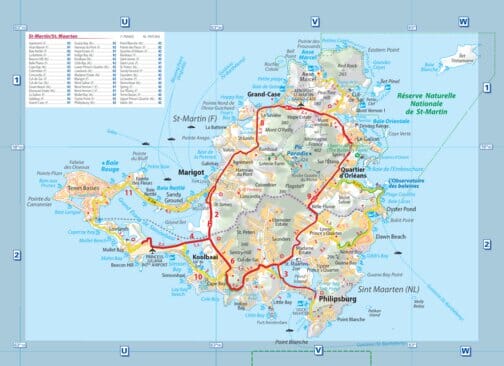 Carte routière n° 137 - Guadeloupe, St-Martin, St-Barthélemy | Michelin - Zoom Outre-mer carte routière Michelin
