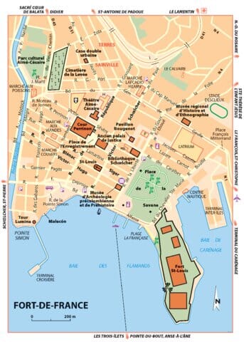 Carte routière n° 138 - Martinique | Michelin - Zoom Outre-mer carte pliée Michelin 