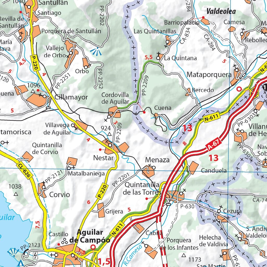 Carte routière n° 143 - Côte Cantabrique | Michelin - Zoom Espagne carte routière Michelin