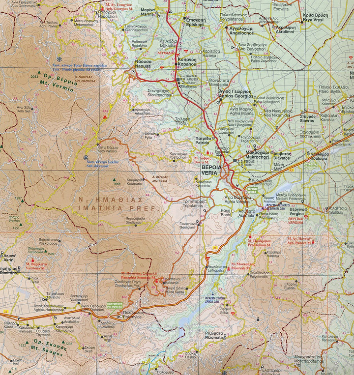 Carte routière - Macédoine # 2 (Grèce) | Road Editions - La Compagnie des Cartes