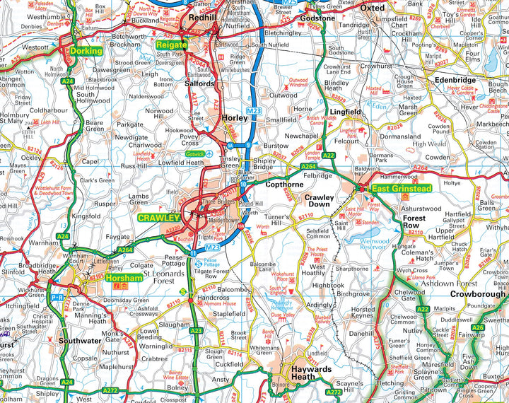 Carte routière n° 3 - Angleterre Sud-est | AA Publishing carte pliée AA Publishing 