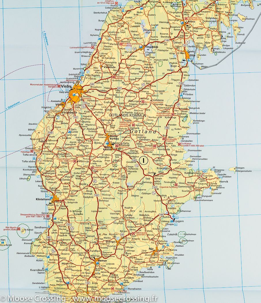 Carte routière #3 - Suède Sud-Est (Stockholm, Gotland)  | Kümmerly   Frey - La Compagnie des Cartes