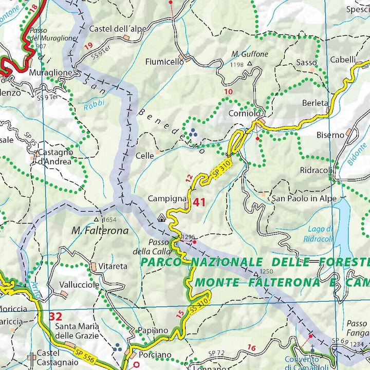 Carte routière n° 358 - Toscane | Michelin carte pliée Michelin 