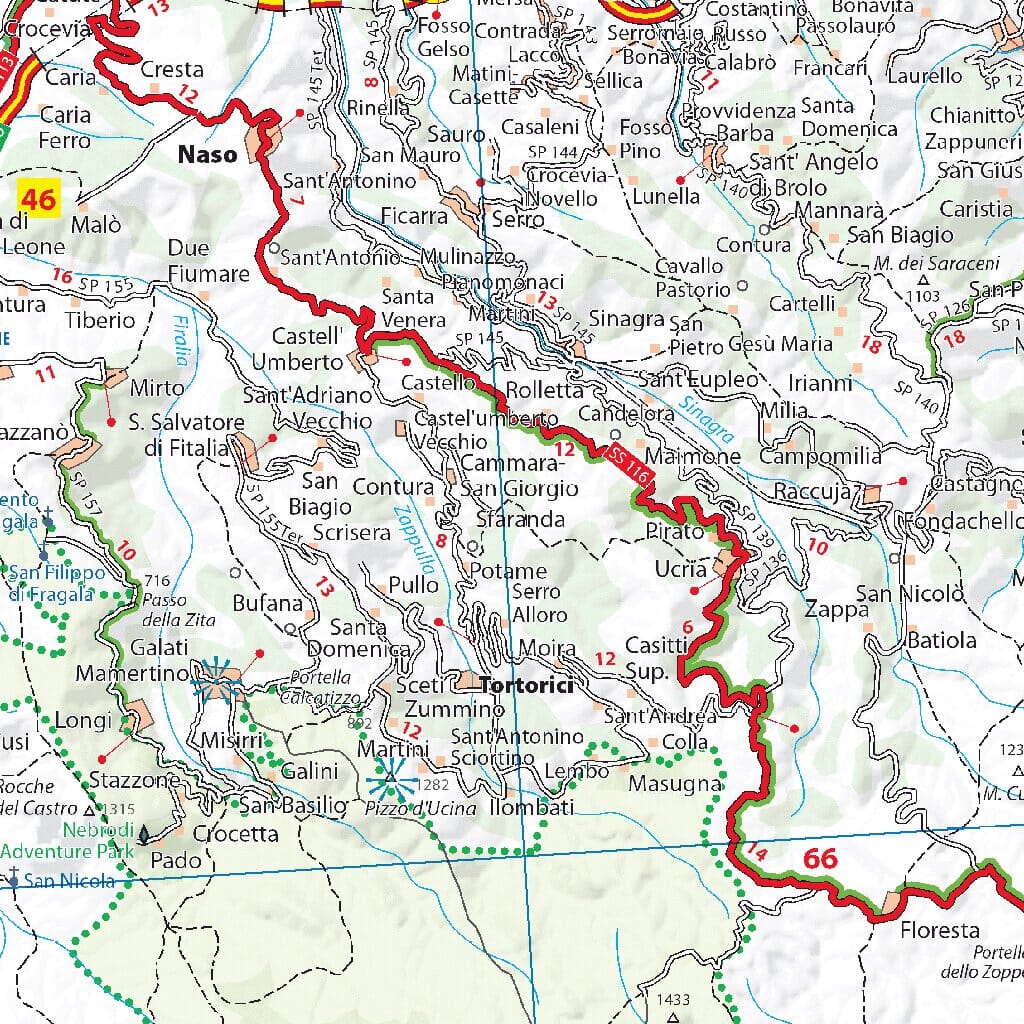 Carte routière n° 365 - Sicile | Michelin carte pliée Michelin 